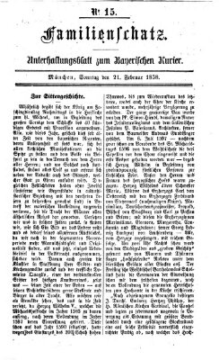 Bayerischer Kurier Sonntag 21. Februar 1858