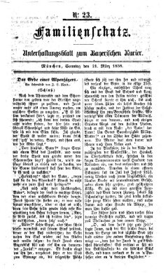 Bayerischer Kurier Sonntag 21. März 1858