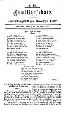 Bayerischer Kurier Sonntag 28. März 1858