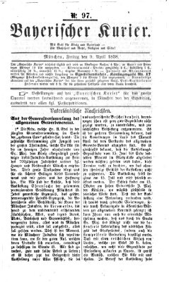 Bayerischer Kurier Freitag 9. April 1858