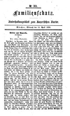 Bayerischer Kurier Mittwoch 14. April 1858