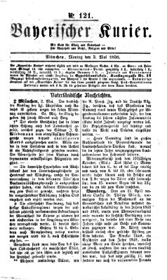 Bayerischer Kurier Montag 3. Mai 1858