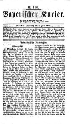 Bayerischer Kurier Samstag 5. Juni 1858