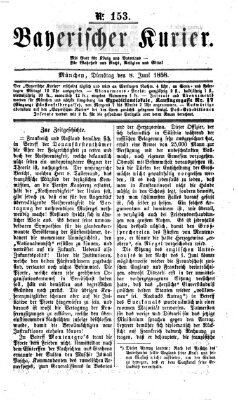 Bayerischer Kurier Dienstag 8. Juni 1858