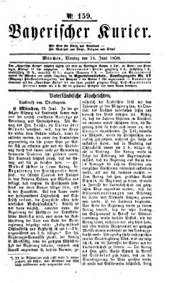 Bayerischer Kurier Montag 14. Juni 1858