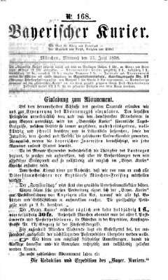 Bayerischer Kurier Mittwoch 23. Juni 1858