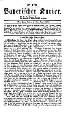 Bayerischer Kurier Freitag 25. Juni 1858