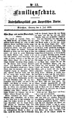 Bayerischer Kurier Sonntag 4. Juli 1858