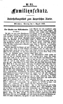 Bayerischer Kurier Sonntag 1. August 1858