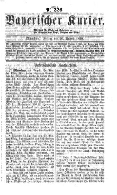 Bayerischer Kurier Freitag 20. August 1858