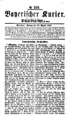 Bayerischer Kurier Montag 30. August 1858