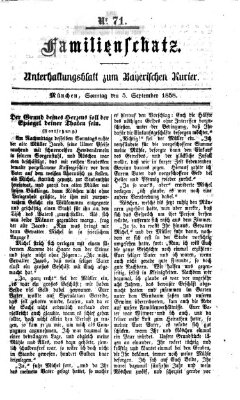 Bayerischer Kurier Sonntag 5. September 1858