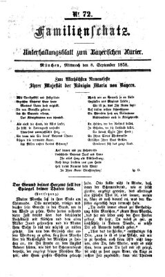 Bayerischer Kurier Mittwoch 8. September 1858