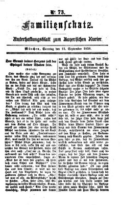 Bayerischer Kurier Sonntag 12. September 1858