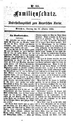 Bayerischer Kurier Sonntag 31. Oktober 1858