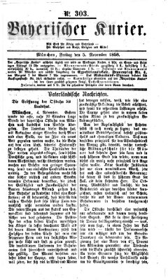 Bayerischer Kurier Freitag 5. November 1858