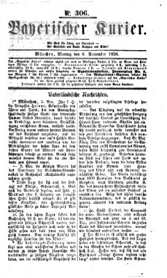 Bayerischer Kurier Montag 8. November 1858