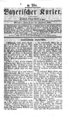 Bayerischer Kurier Mittwoch 10. November 1858