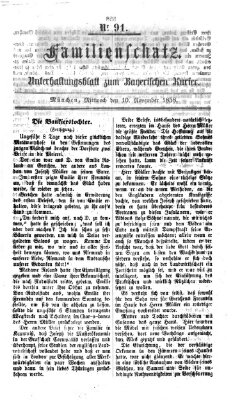 Bayerischer Kurier Mittwoch 10. November 1858