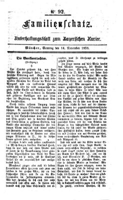 Bayerischer Kurier Sonntag 14. November 1858