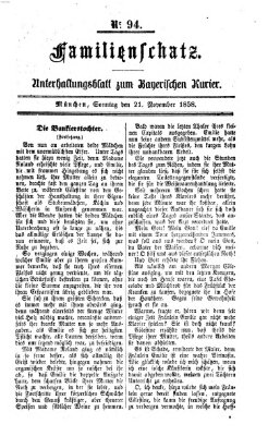 Bayerischer Kurier Sonntag 21. November 1858