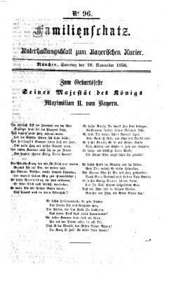 Bayerischer Kurier Sonntag 28. November 1858