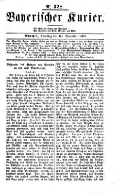 Bayerischer Kurier Dienstag 30. November 1858