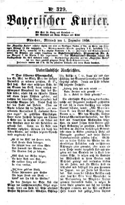 Bayerischer Kurier Mittwoch 1. Dezember 1858