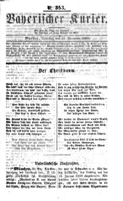 Bayerischer Kurier Samstag 25. Dezember 1858