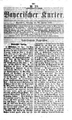 Bayerischer Kurier Sonntag 30. Januar 1859