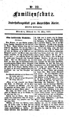 Bayerischer Kurier Mittwoch 16. März 1859