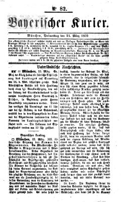 Bayerischer Kurier Donnerstag 24. März 1859