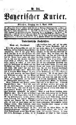 Bayerischer Kurier Dienstag 5. April 1859