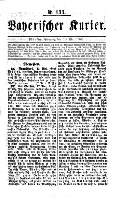 Bayerischer Kurier Sonntag 15. Mai 1859