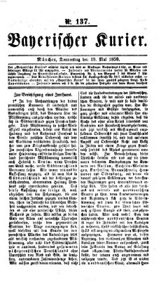 Bayerischer Kurier Donnerstag 19. Mai 1859