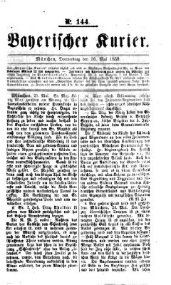 Bayerischer Kurier Donnerstag 26. Mai 1859