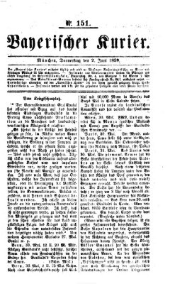 Bayerischer Kurier Donnerstag 2. Juni 1859