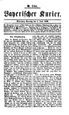 Bayerischer Kurier Sonntag 5. Juni 1859