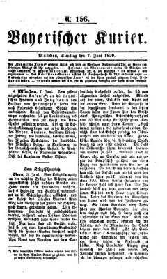 Bayerischer Kurier Dienstag 7. Juni 1859