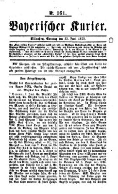 Bayerischer Kurier Sonntag 12. Juni 1859