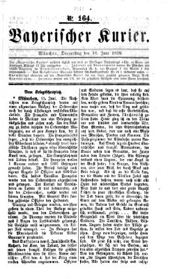 Bayerischer Kurier Donnerstag 16. Juni 1859