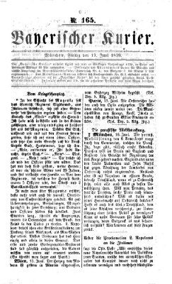 Bayerischer Kurier Freitag 17. Juni 1859