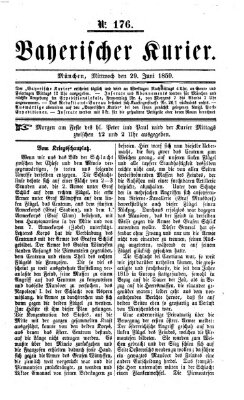 Bayerischer Kurier Mittwoch 29. Juni 1859