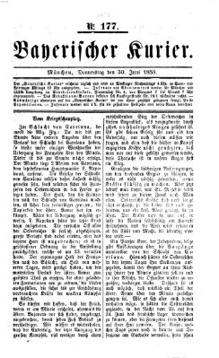 Bayerischer Kurier Donnerstag 30. Juni 1859