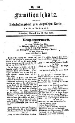 Bayerischer Kurier Mittwoch 13. Juli 1859