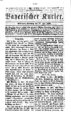 Bayerischer Kurier Samstag 16. Juli 1859