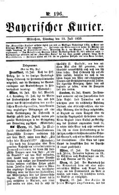 Bayerischer Kurier Dienstag 19. Juli 1859