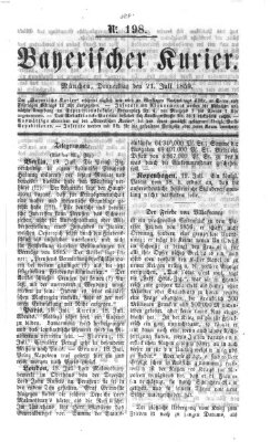 Bayerischer Kurier Donnerstag 21. Juli 1859