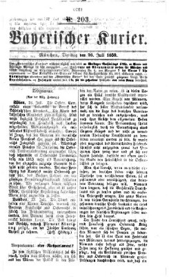 Bayerischer Kurier Dienstag 26. Juli 1859