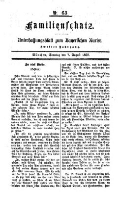 Bayerischer Kurier Sonntag 7. August 1859